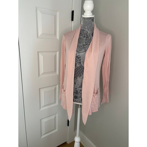 Ann Taylor Light Pink Cardigan Blouse Sweater Women’s Size M - Picture 1 of 5